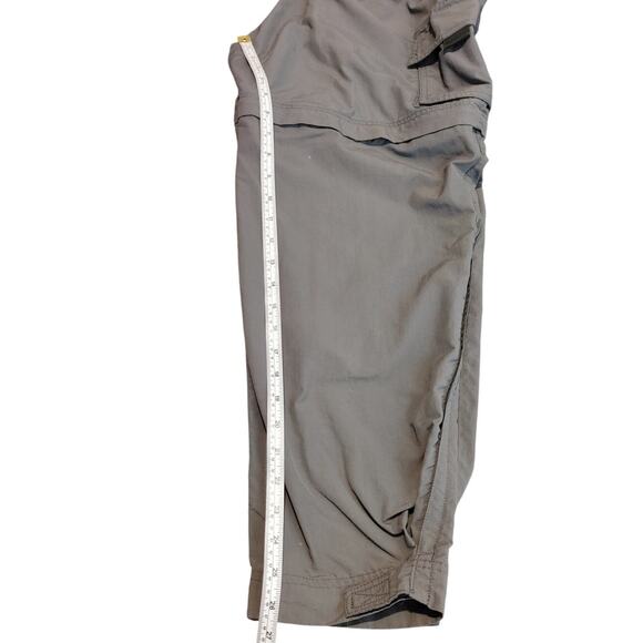 REI Convertible Hiking Pants Mid Rise Tapered Leg Lightweight Gray Womens Sz 6P - Picture 9 of 9